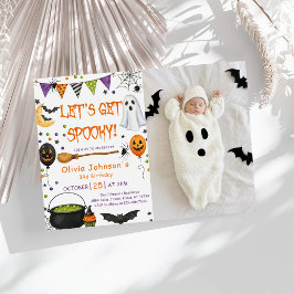 Invitación Divirtámonos con un divertido cumpleaños de Hallow