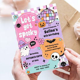 Invitación Divirtámonos Fiesta de Cumpleaños de Halloween par