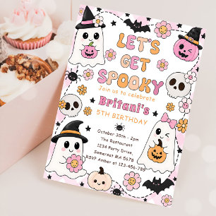 Invitación Divirtámonos Fiesta de Cumpleaños de Halloween par