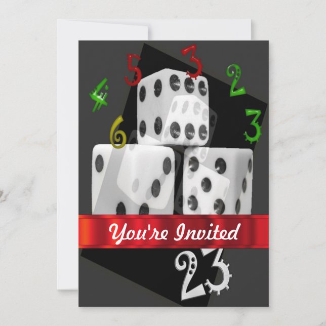 Invitación Divisa moderna (Anverso)