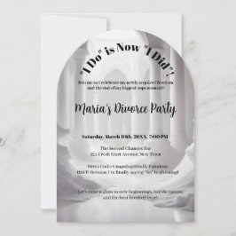 Invitación Divorcio gracioso Celebración por la libertad en u