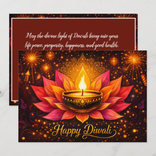 Invitación Diwali Radiante Delicia