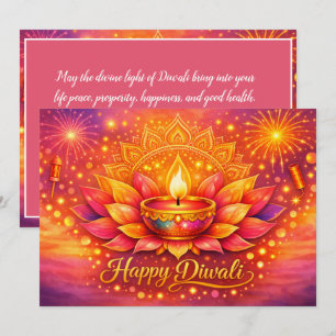Invitación Diwali Radiante Delicia