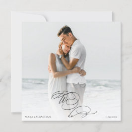 Invitación *~* DIY AR6 Boda QR de la FOTO de pareja RSVP