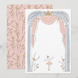 Invitación DIY Blank Ballet Fiesta