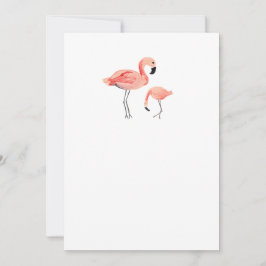 Invitación DIY Blank Flamingo