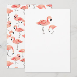 Invitación DIY Blank Flamingo