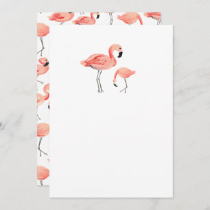 Invitación DIY Blank Flamingo