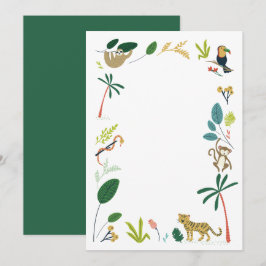 Invitación DIY Blank Jungle