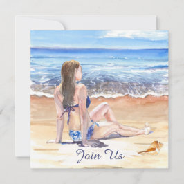 Invitación *~* DIY Tropical Beach AR29 Generic CUALQUIER EVEN