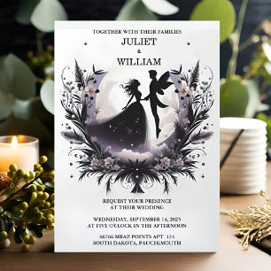 Invitación Do Witch Magic Dream Mystical Stars Moon Boda