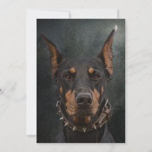 Invitación Doberman Pinscher