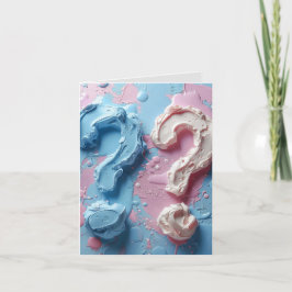 Invitación doblada Género Revelar Fiesta Personali