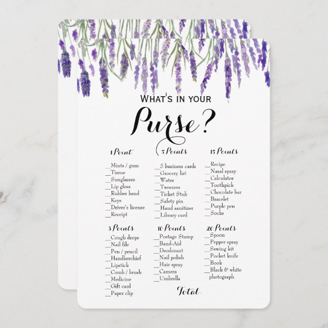 Invitación Doble Cara - 2 Juegos de Despedida de Soltera Bols (Anverso / Reverso)