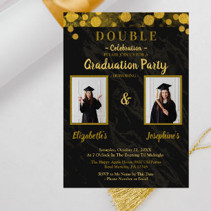 Invitación Doble celebración conjunta de la fiesta de graduac