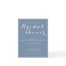 Invitación Doble de Despedida de Soltera - Elegant