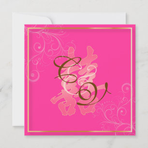 Invitación Doble Felicidad de PixDezines, Boda China