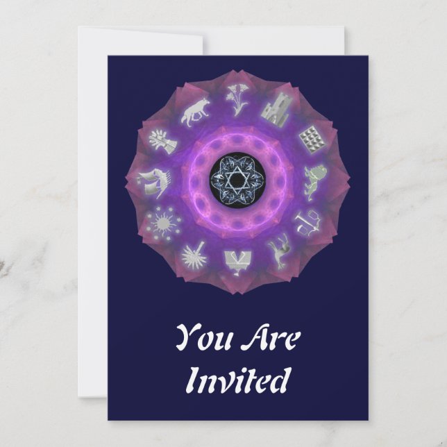 Invitación Doce tribus (Anverso)