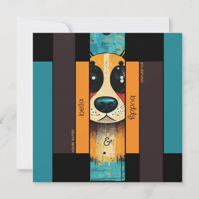 Invitación Dog Nose (Anverso)