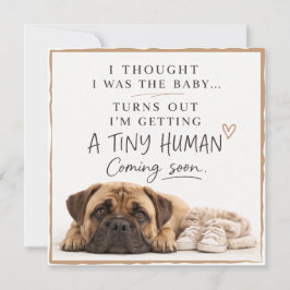 Invitación Dog Pregnancy Announcement Card