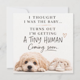 Invitación Dog Pregnancy Announcement Card