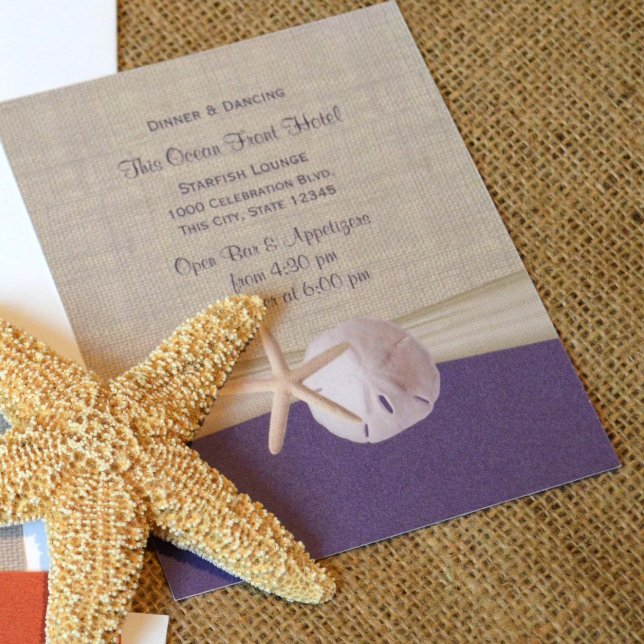 Invitación Dólar de arena y recepción de pez estrella (Subido por el creador)