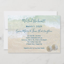 Invitación Dólares de Arena Ceremonia Privada se Unieron en M