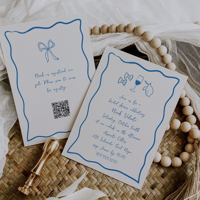 Invitación Dolce Vita Ducha de novia manuscrita (Subido por el creador)