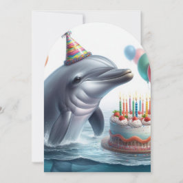 Invitación Dolphin Birthday