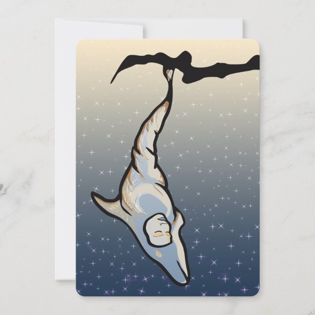 Invitación dolphin cocoon (Anverso)