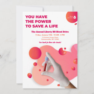 Invitación Donación de sangre