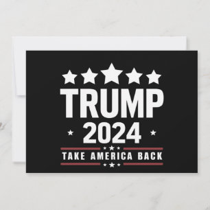 Invitación Donald Trump 2024 Recuperar América Elección 