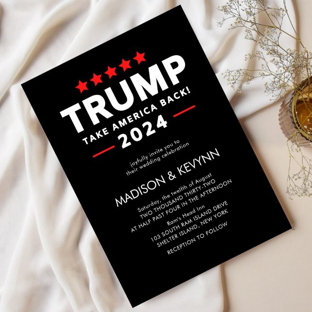 Invitación Donald Trump 2024 retrotrae a Estados Unidos a las (Subido por el creador)