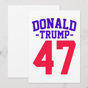 Invitación Donald Trump 47 elecciones presidenciales 2024