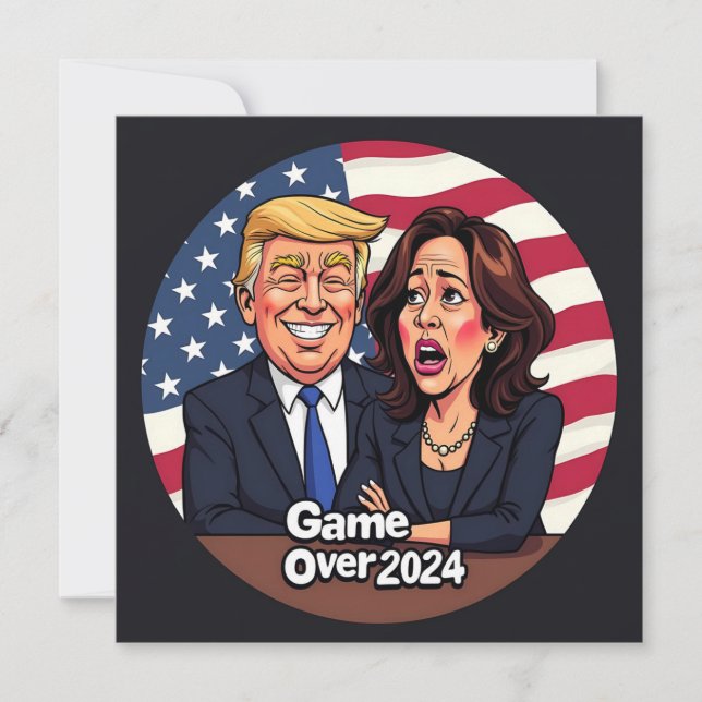 Invitación Donald Trump Kamala harris (Anverso)
