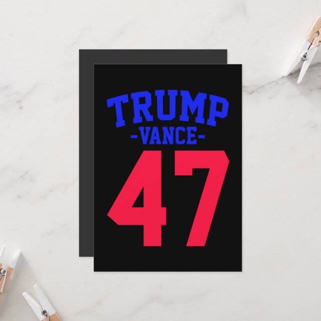 Invitación Donald Trump Vance 2024 (Anverso/Reverso In Situ)