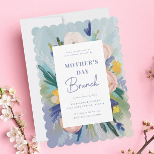 Invitación Donde el amor crece el brunch del día de la madre