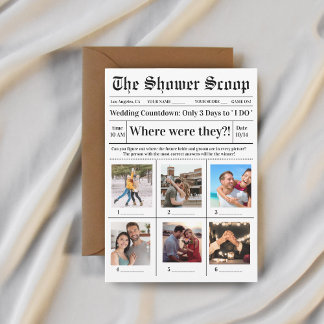 Invitación Dónde estaban los partidos de Fiesta de ducha de n