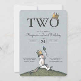 Invitación Donde las cosas salvajes 2do cumpleaños