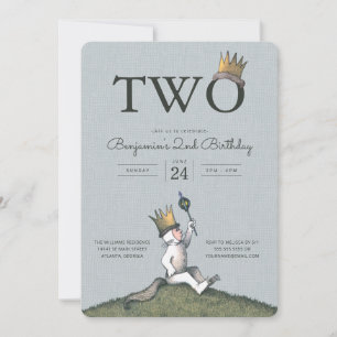 Invitación Donde las cosas salvajes 2do cumpleaños