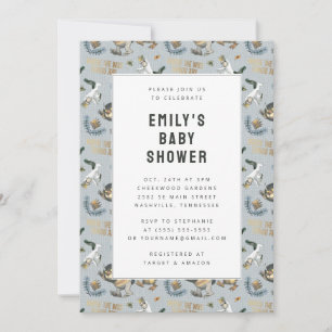 Invitación Donde las cosas salvajes están Patrón Baby Shower