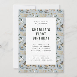 Invitación Donde las cosas salvajes están Patrón Cumpleaños 1