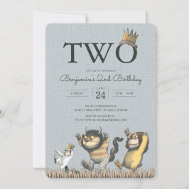 Invitación Donde las cosas salvajes son cumpleaños 2