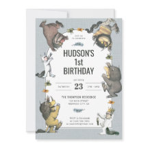 Donde las cosas salvajes son cumpleaños del caráct