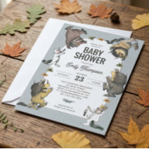 Donde las cosas salvajes son personajes Baby Showe