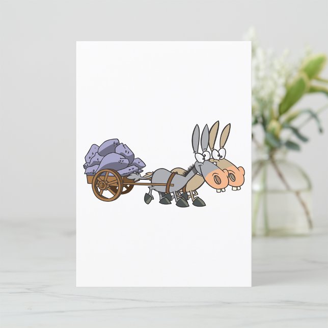 Invitación Donkies Tirando Un Carro (Subido por el creador)