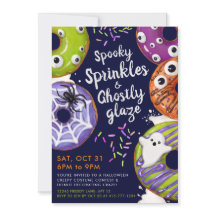 Donut Decorando la fiesta de Halloween