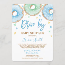 Invitación Donut Drive de un niño de Baby Shower