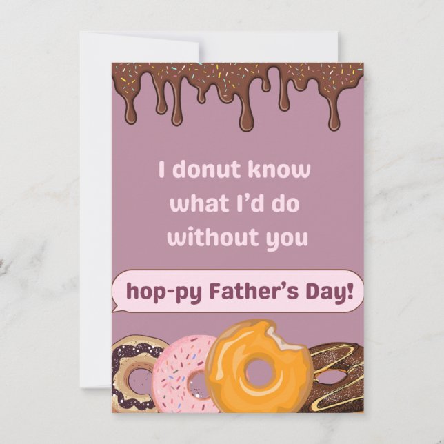 Invitación Donut Limited Father's Day Edition (Anverso)