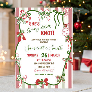Invitación Doodle Despedida de Soltera Tema Navidad Manuscrit